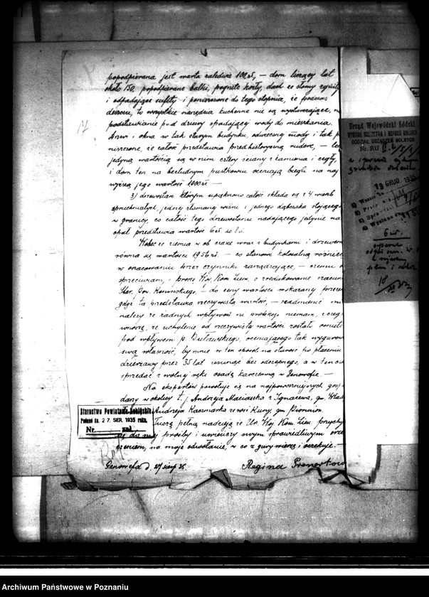 image.from.unit.number "Odwołanie L. Pułaskiego i R. Gronertowej od orzeczenia Starosty powiatu,konińskiego z 19.VIII.1935 r. w przedmiocie wykupu gruntów podlegających ustawie o ochronie drobnych dzierżawców"