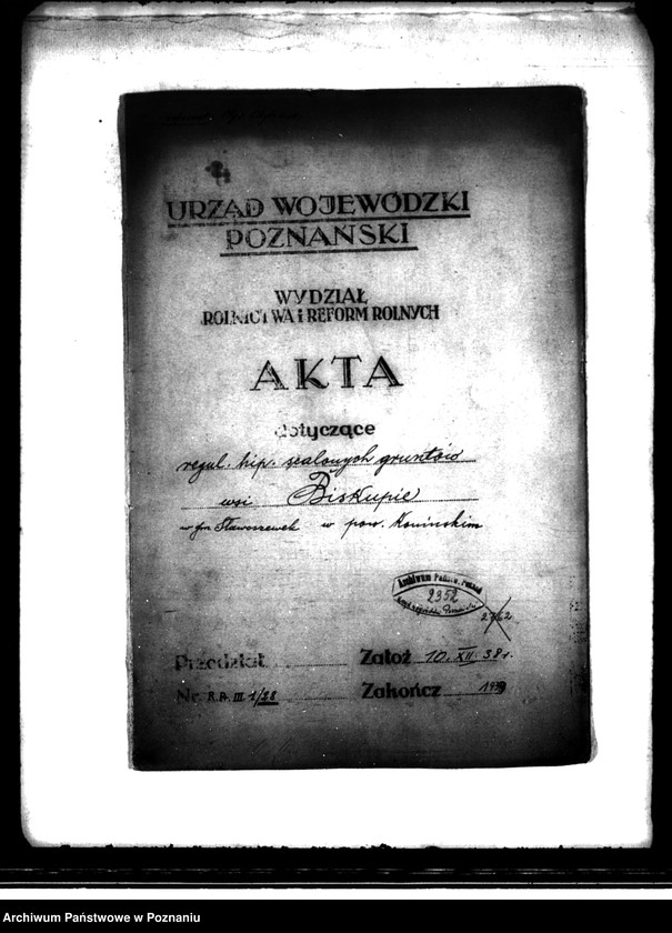 image.from.unit.number "Regulacja hipoteczna scalonych gruntów we wsi Biskupie powiatu konińskiego"