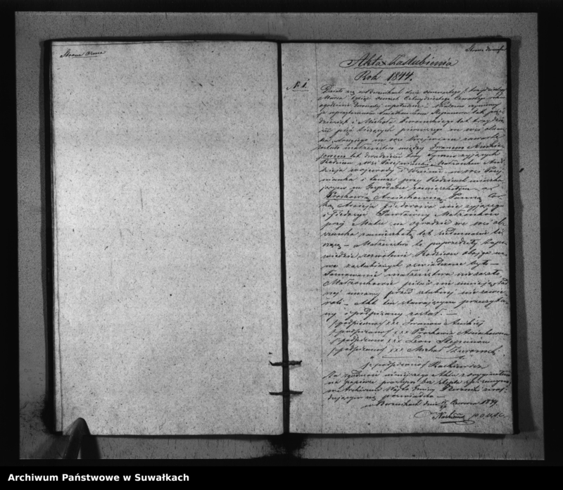 image.from.unit.number "Duplicat czyli kopia Akt Urzędnika Stanu Cywilnego Sekty filponów Gminy Berzniki Urodzonych, Umarłych i Zaślubionych za Lata pro 1844/48"
