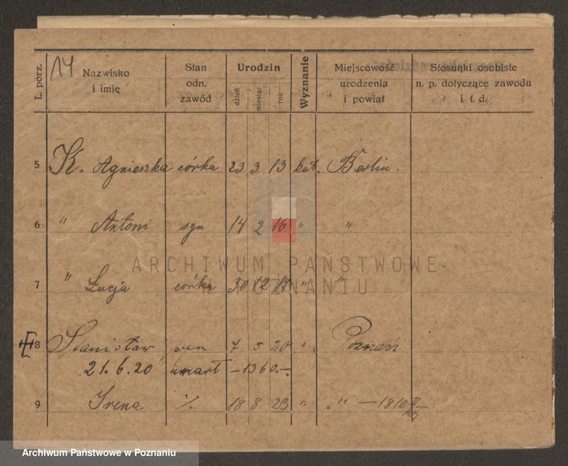 Obraz 14 z jednostki "Kasprzak - Kastenmüller"