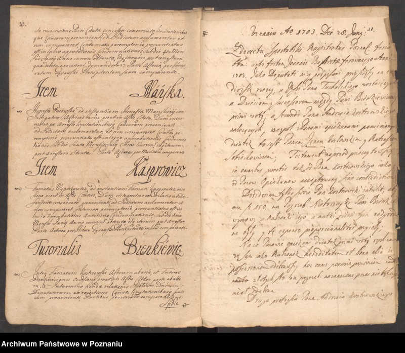 Obraz 9 z jednostki "Acta consularis officii civitatis Posnaniae."