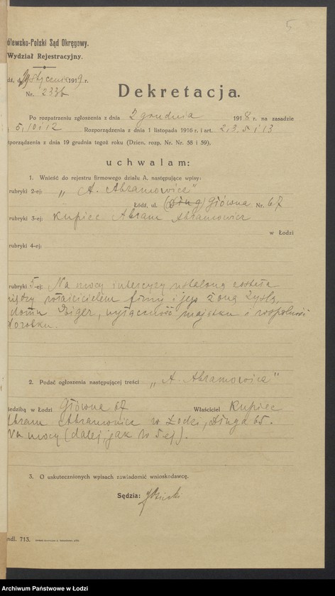 Obraz 7 z jednostki "Abram Abramowicz- sprzedaż narzędzi rolniczych"