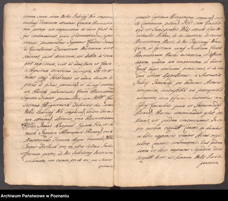 Obraz 10 z jednostki "Acta spectabilis officii consularis civitatis SR.Mtis Posnaniae ...sub notariatu Stanislai Gąsawski SR.Mtis secretari ac officii praesentis notarii"