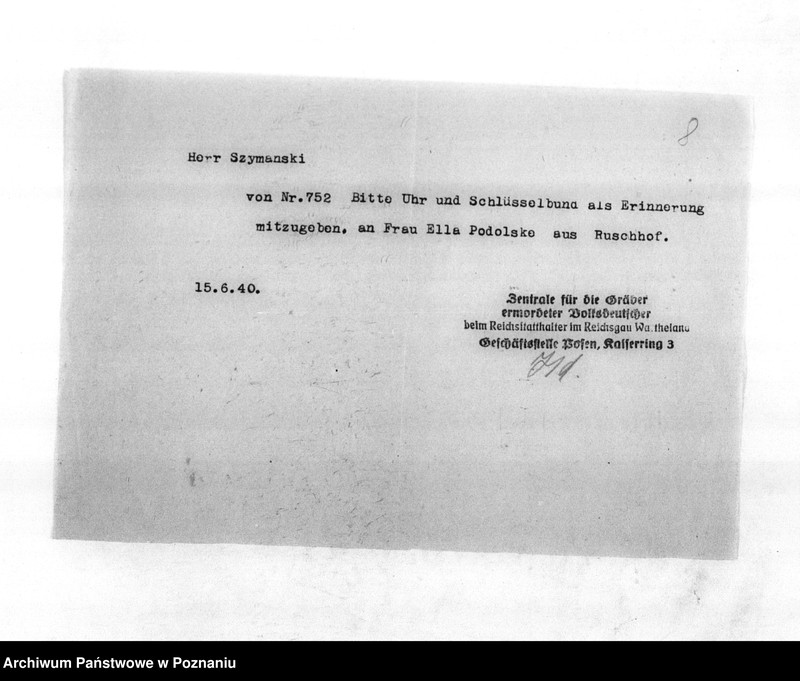 Obraz 12 z jednostki "Spisy rzeczy znalezionych przy ekshumowanych"