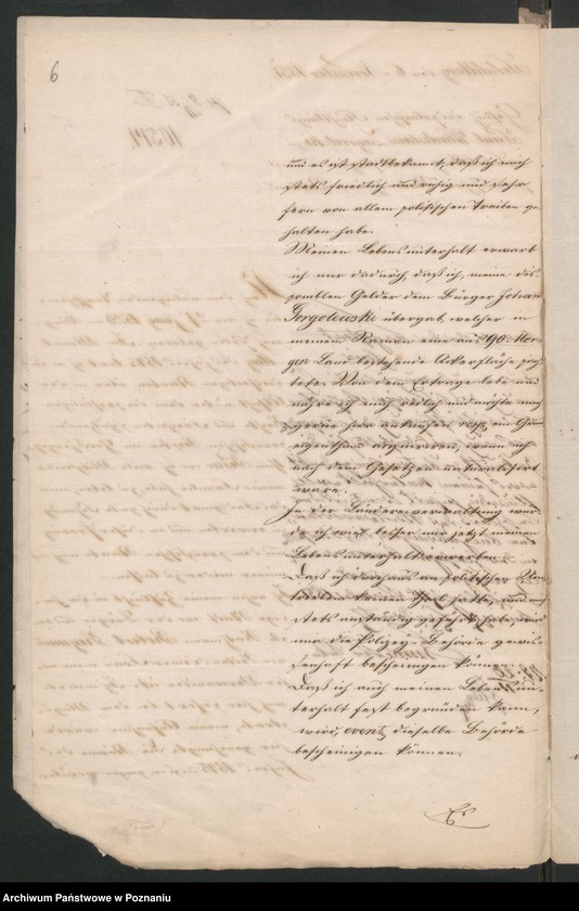 Obraz 9 z jednostki "A. betr. die polizeiliche Beaufsichtigung des polnischen Überläufers Paul /Wladislaus/ Zagrodzki zu Schildberg jetzt Godziętowo"