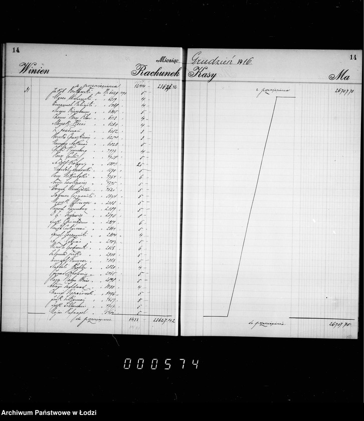 Obraz 18 z jednostki "Księga kasowa"