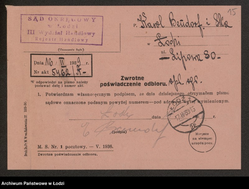 Obraz 17 z jednostki "Karol Bendorf- Fabryka Mydła Technicznego"