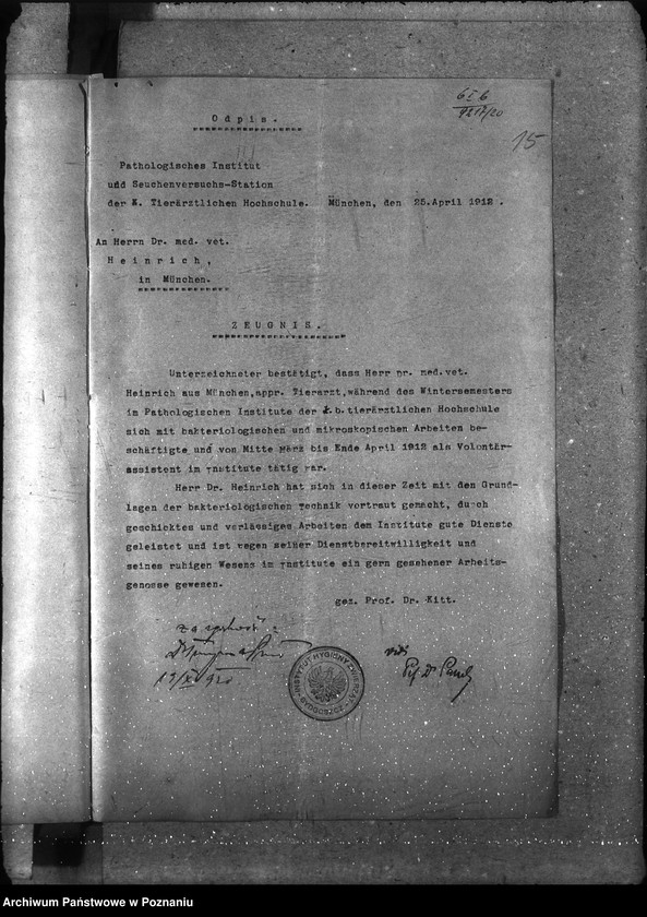 Obraz 19 z jednostki "Sprawy osobowe Państw. Naukowy Instytut Rolniczy w Bydgoszczy [personalne ogólne]"