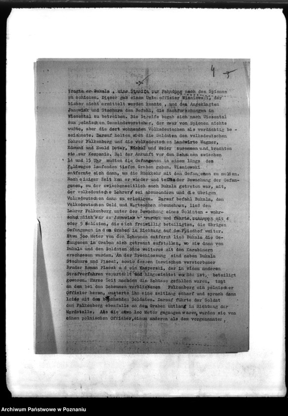 Obraz 8 z jednostki "Wyrok Sondergerichtu we Włocławku, na Polaków za rozstrzelanie 5 Niemców we wrześniu 1939 roku"