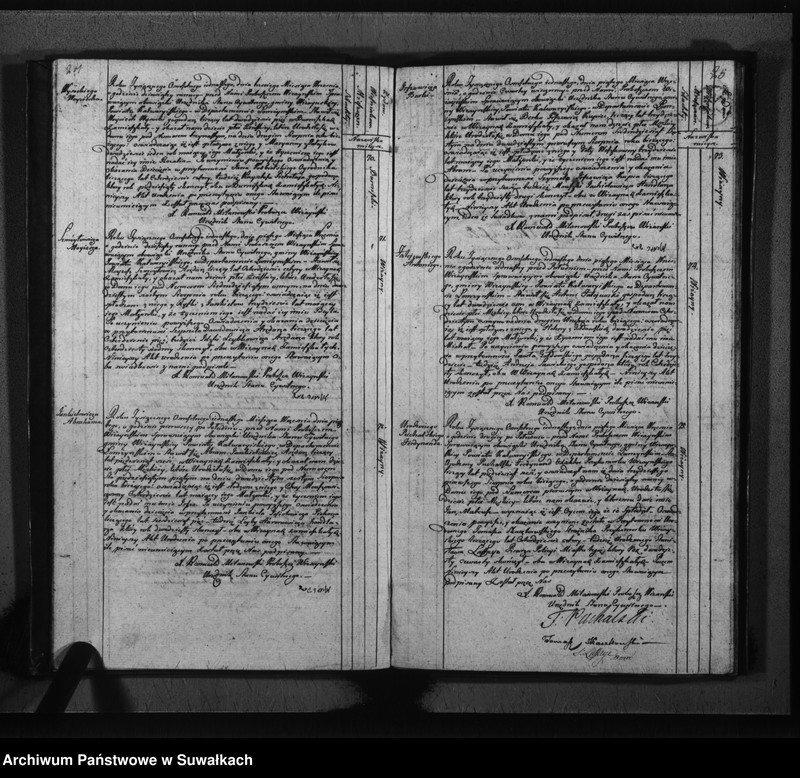 image.from.unit.number "Księga do zapisywania aktów cywilnych urodzenia gminy wiżajńskiey, departamentu łomżyńskiego, powiatu kalwaryjskiego"