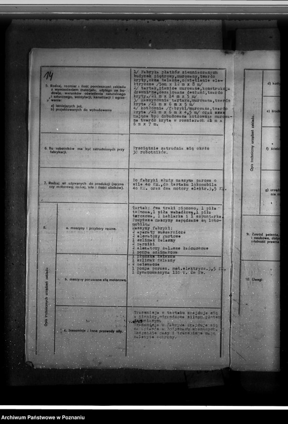 image.from.unit.number "Zatwierdzenie projektu budowy i urządzenia zakładu przemysłowego /Fabryki Płatków Ziemniaczanych i tartaku/ w Koźminie własność Koźmińskie Zakłady Rolniczo-Przemysłowe Spółka Akcyjna"
