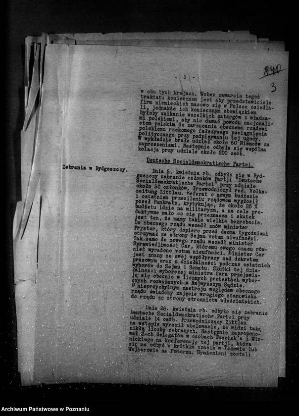 Obraz 7 z jednostki "Sprawozdania z życia mniejszości narodowych za miesiące kwiecień, maj, czerwiec 1930 r."
