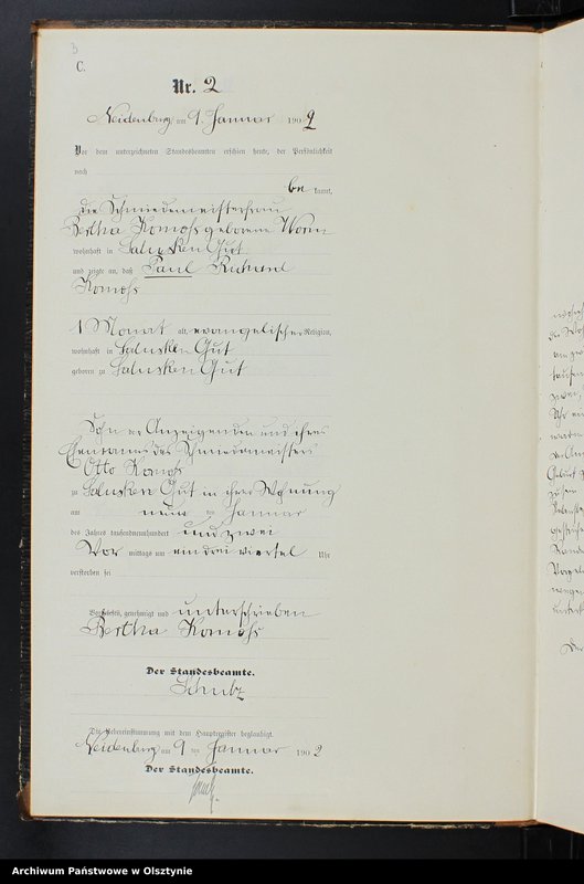 image.from.unit.number "Sterbe-Neben-Register Nr 1 - 70"