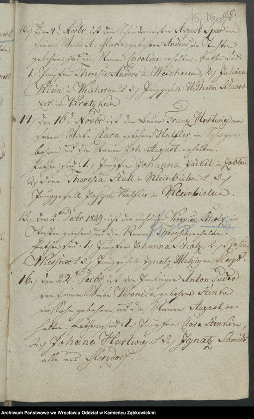 image.from.unit.number "Amtsgericht Schweidnitz Duplicate der Kirchenbücher von Gross Märzdorf"