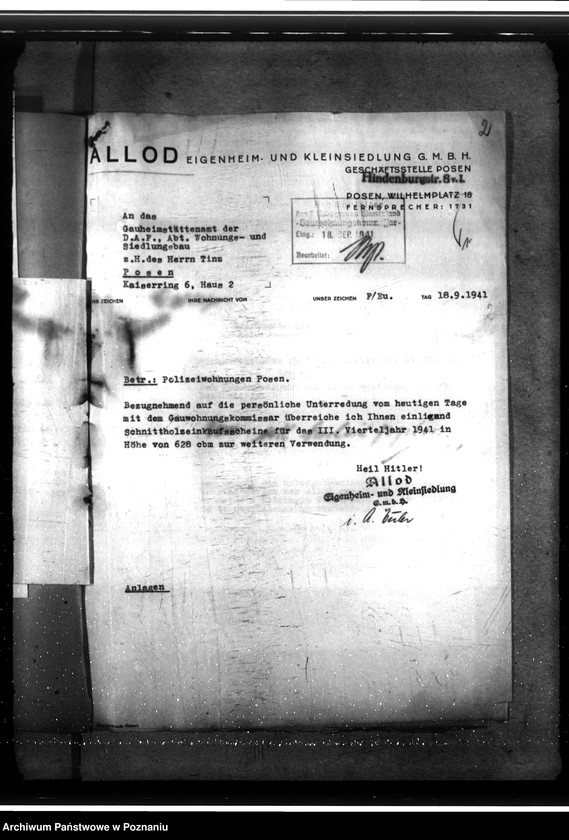 Obraz 6 z jednostki "Polizei - Wohnungen"