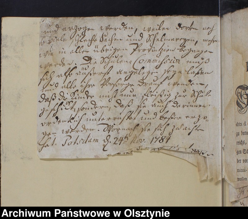 image.from.unit.number "Fernere Verordnungen, Cicularia und Correspondencen in der Schulsachen"
