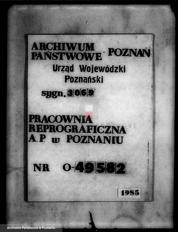 Obraz 1 z jednostki "Rozrachunek z gminą Nakło odnośnie rozparcelowanych obszarów dworskich Trzeciewnica i Koziagóra oraz części majątku Dębowo i Chrząstowo powiatu wyrzyskiego"