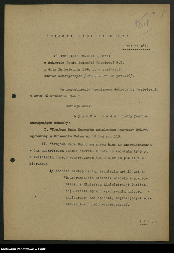 Obraz 10 z jednostki "[Materiały Ignacego Logi - Sowińskiego posła do Krajowej Rady Narodowej i Sejmu Ustawodawczego]"