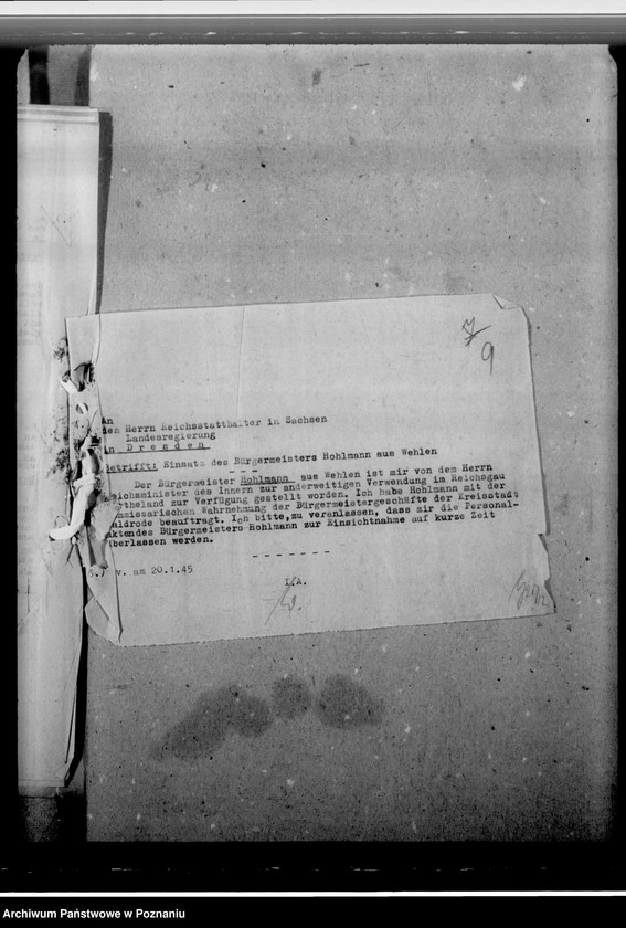 Obraz 13 z jednostki "Hohlmann, Bürgermeister"