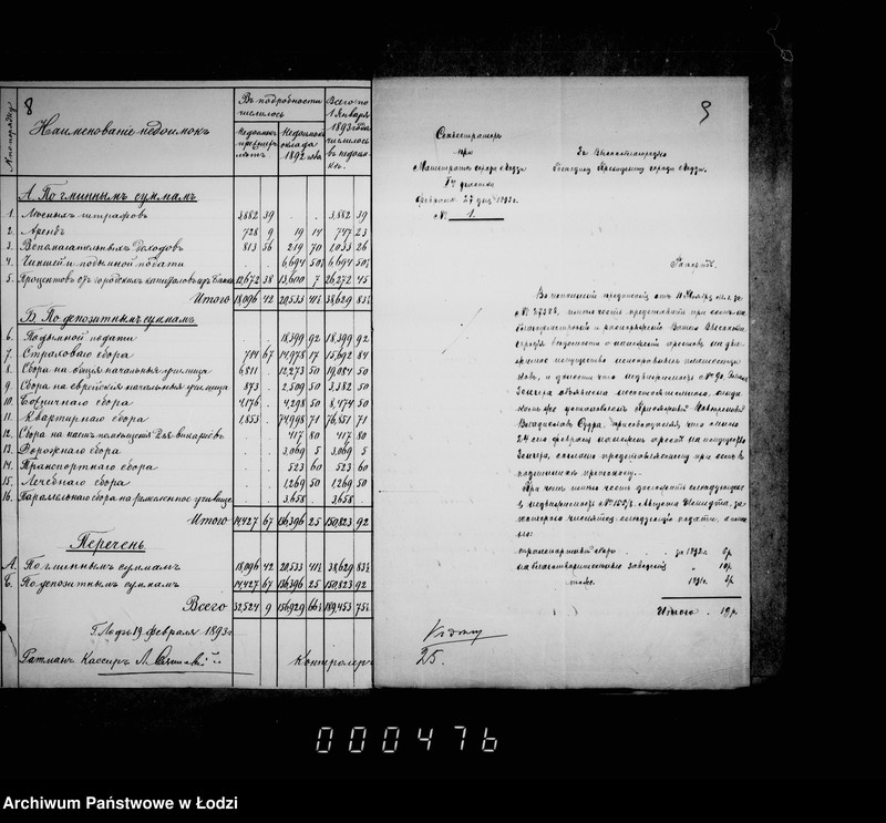 Obraz 11 z jednostki "O nedoimkach po gorodskoj kasse"