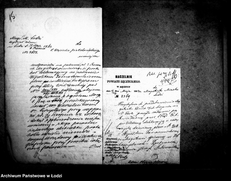 Obraz 14 z jednostki "Akta tyczące się objęcia i zabudowania placów"