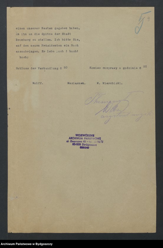 image.from.unit.number "Przejęcie miasta przez rządy polskie"