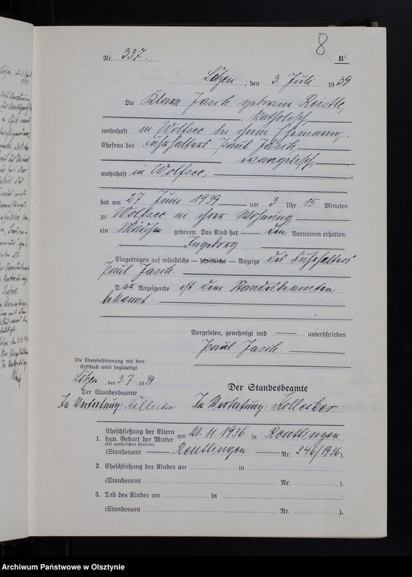 image.from.unit.number "Geburtenbuch/Zweitbuch/ Tom II,Nr 331 - 620"