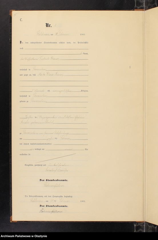 image.from.unit.number "Sterbe-Neben-Register Nr 1 - 23"