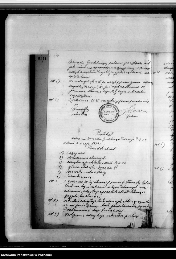 Obraz 6 z jednostki "Protokolarz Federacji Polskich Związków Obrońców Ojczyzny Zarządu Grodzkiego w Poznaniu"