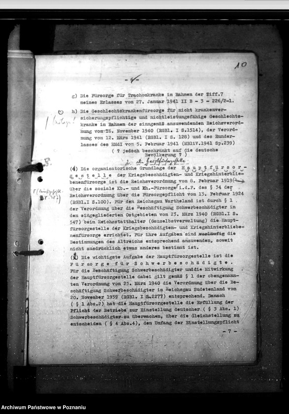 Obraz 14 z jednostki "Vorläufige Handhabung der öffentlichen Fürsorge"