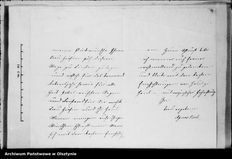 image.from.unit.number "/Kopie der A. Lehndorff des Briefes der Ita v. Bismarck, Mieschens u. Mitas Beschreibungen des Sterbens der Gfin Agnes Hahn über Karl M. H. Lehndorffs Tod, Frh. v. Feut u. Louise v. Weitzel, Regisseur Fr. Frank an Anna Gf. Lehndorff geb. Hahn/"