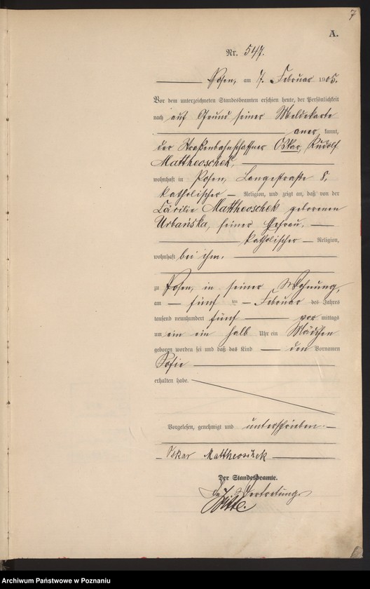 Obraz 9 z jednostki "Księga miejscowa urodzeń tom II"