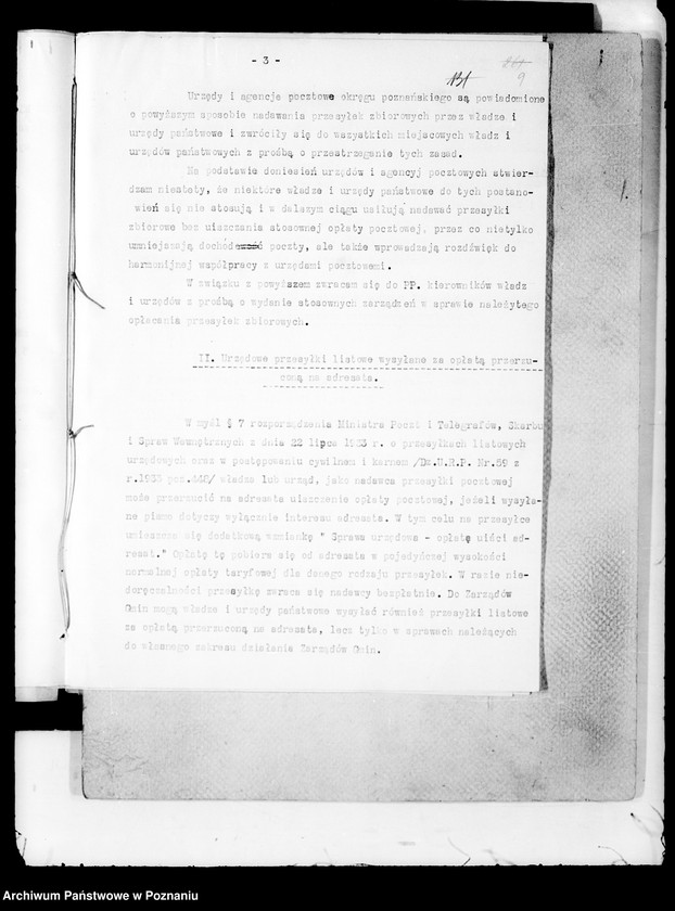 Obraz 13 z jednostki "Zebranie periodyczne naczelników władz i urzędów II instancji m.in.. Referat"