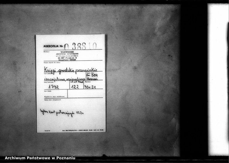 Obraz 2 z jednostki "Inscriptiones, resignationes [protocollon]"