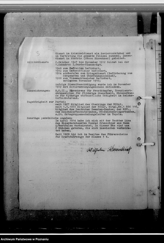 Obraz 7 z jednostki "Kreienbrink, Wilhelm - komisarz obwodowy"