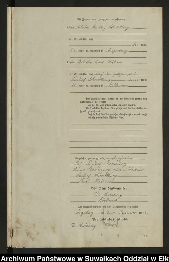 image.from.unit.number "B2. Heirats - Register (Neben - Register) Standesamt Angerburg einschl. der Bezirke Prinowen, Gr. Strengeln, Kehlen und Prinowen Kreis Angerburg"