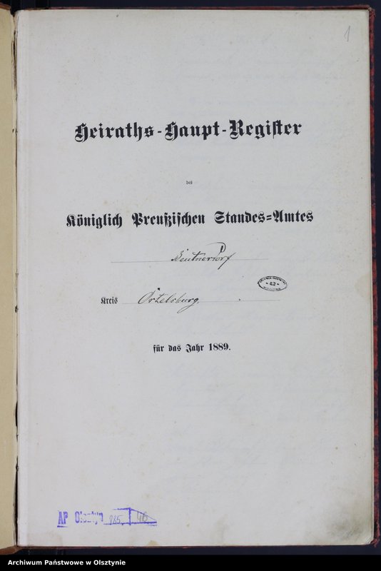 image.from.unit.number "Heiraths-Haupt-Register Nr 1 - 53"