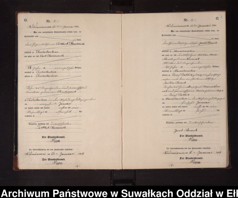 image.from.unit.number "Sterbe-Neben-Register des Preussischen Standes-Amtes Widminnen Kreis Loetzen"