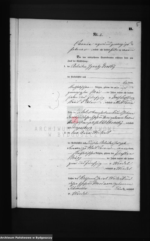 image.from.unit.number "Akta małżeństw - wtóropis"
