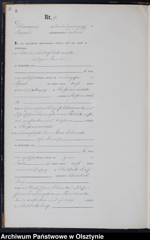 image.from.unit.number "Heiraths-Neben-Register Nr 1 - 22"