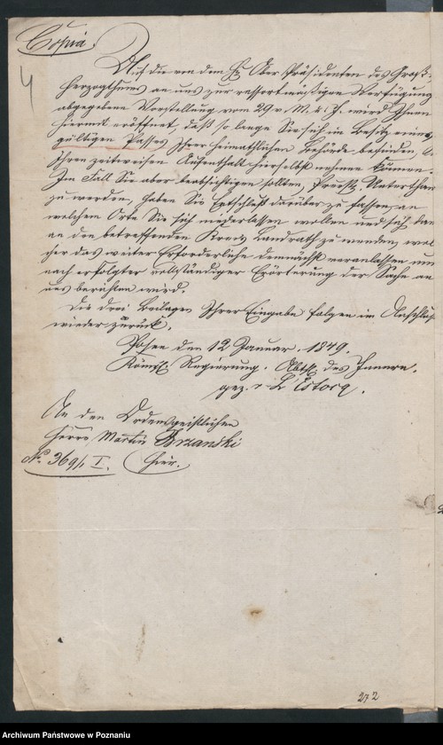 Obraz 7 z jednostki "A. betr. Martin Brzanski, Dominikanermönch aus Krakau"