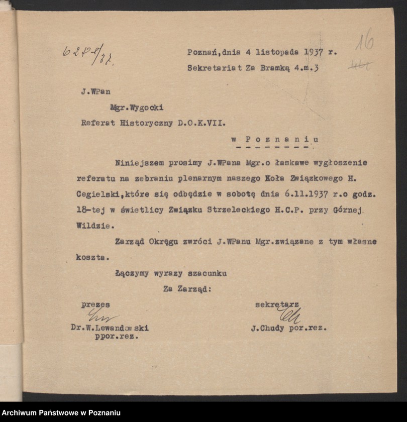 image.from.unit.number "Akta koła H. Cegielski w Poznaniu."