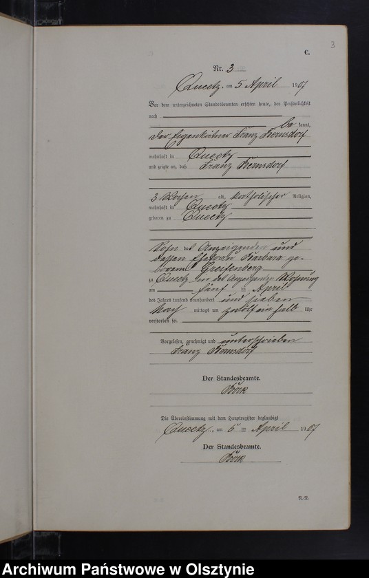 image.from.unit.number "Sterbe-Neben-Register Nr 1 - 19"