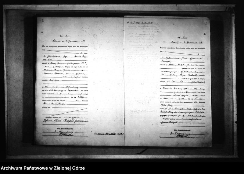 Obraz 6 z jednostki "[Księga akt urodzenia rok 1910-Żary miasto]"