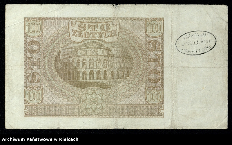 image.from.unit.number "Banknoty polskie z okresu II wojny światowej. Bony i bilety Polskiej Krajowej Kasy Pożyczkowej z okresu I wojny"