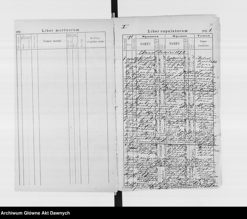 image.from.unit.number "Parafia: Monasterzyska. Dekanat: Buczacz. Księga metrykalna urodzeń, ślubów i zgonów dla miasta Monasterzyska i wsi: Berezówka, Bertniki z Czechowem, Dubienko, Folwarki, Huta Stara, Huta Nowa, Izabella, Komarówka*, Korościatyn*, Słobódka Górna, Słobódka Dolna, Wyczółki*."