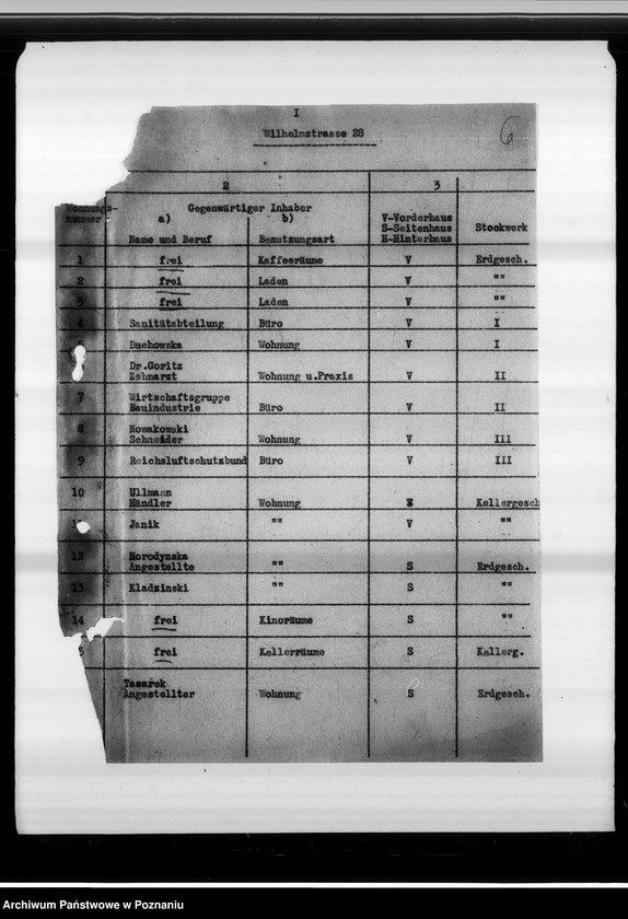Obraz 10 z jednostki "Freimachung der Nebengebäude des Landeshauses."