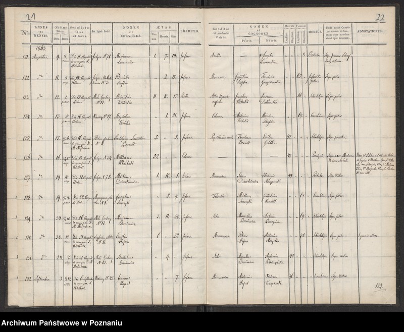 Obraz 12 z jednostki "Księga zgonów"