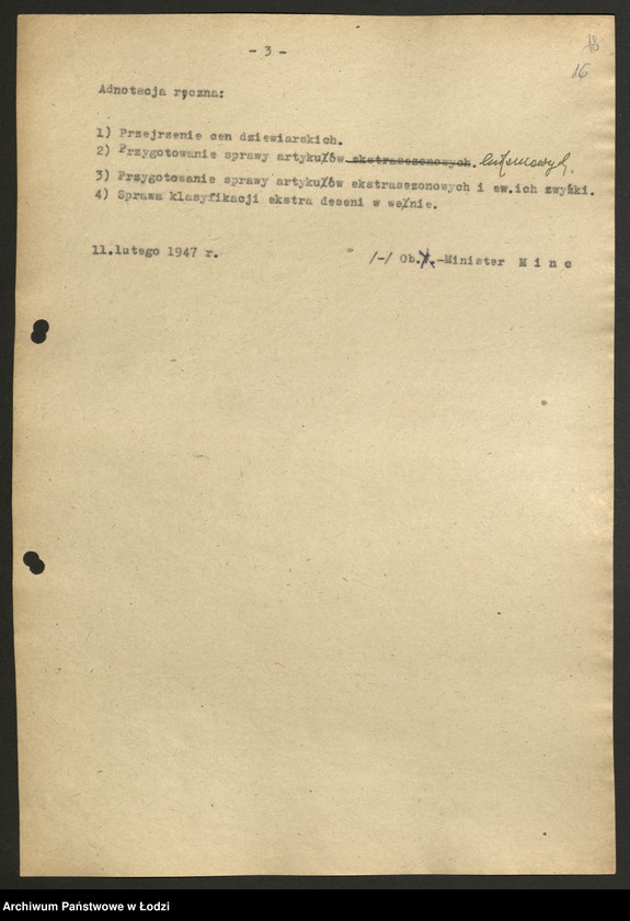 Obraz 17 z jednostki "Ministerstwo Przemysłu i Handlu; instrukcje i okólniki"