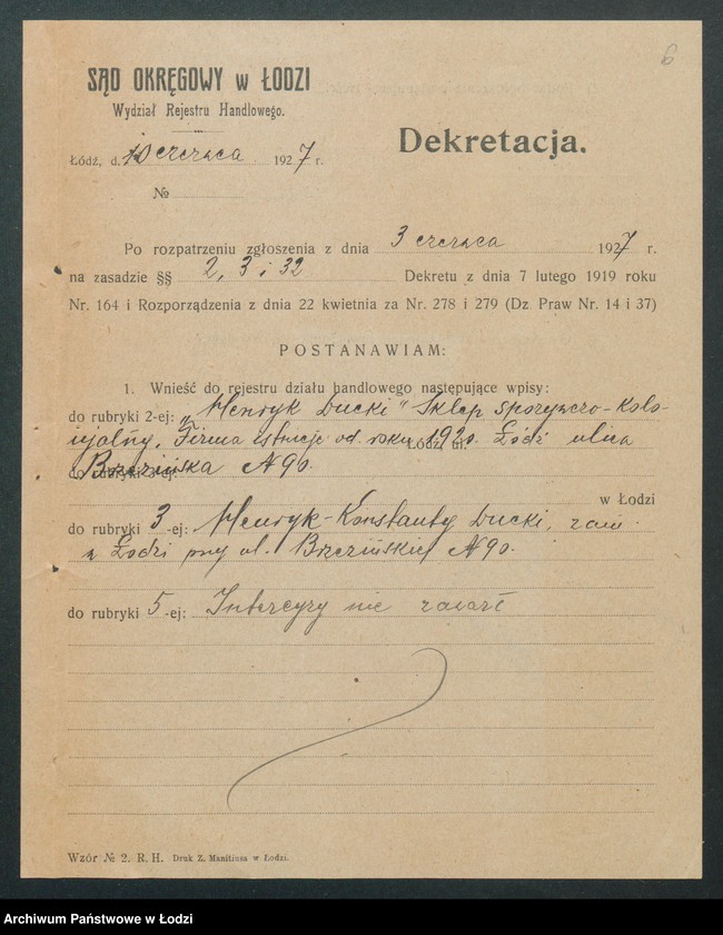 Obraz 8 z jednostki "Henryk Ducki- sklep spożywczo-kolonialny"